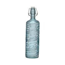 Wasserflasche Versa türkis Glas Aluminium 1 L 8,2 X 30,6 X 8,2 CM