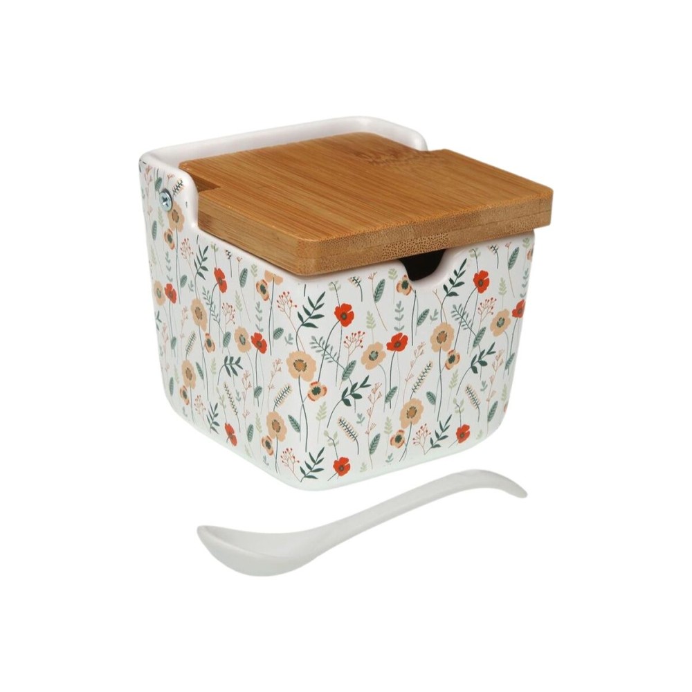 Zuckerdose Versa verdi aus Keramik 8,8 x 8,5 x 8,8 cm