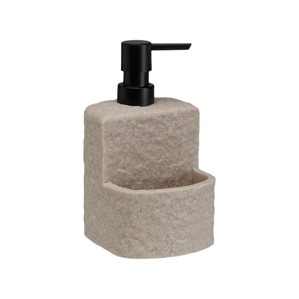 Seifenspender Versa Viti Beige Harz aus Keramik 10,2 X 17,5 X 11,5 CM