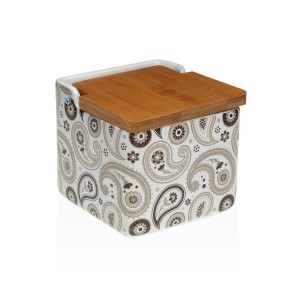 Salzstreuer mit Deckel Versa Glob aus Keramik 12,2 x 11,5 x 12,2 cm