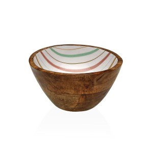 Schale Versa Flint Mango-Holz 13 x 7 x 13 cm