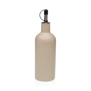 Ölfläschchen Versa Beige aus Keramik Steingut 6,1 X 21 X 6,1 CM