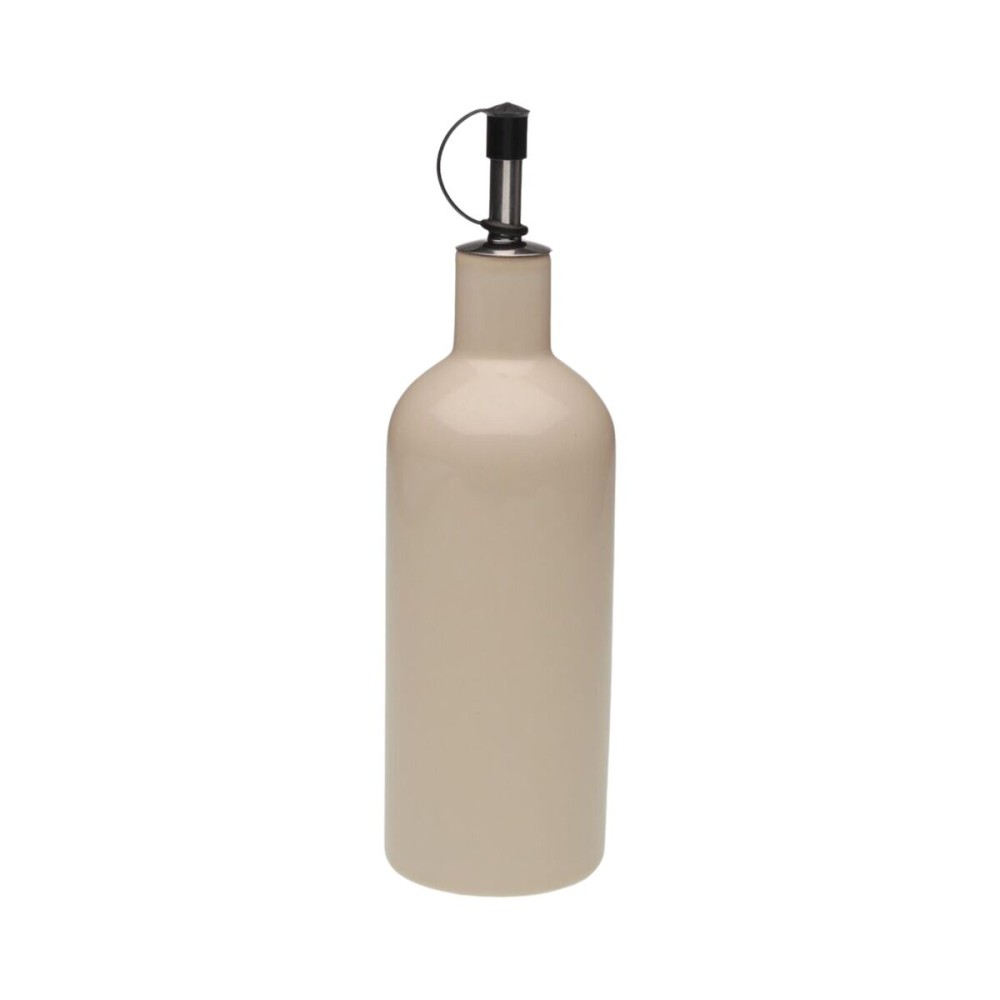 Ölfläschchen Versa Beige aus Keramik Steingut 6,1 X 21 X 6,1 CM