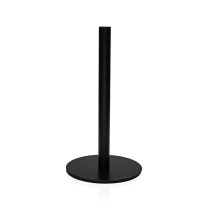 Kitchen Paper holder Versa Black Stainless steel Steel Iron Rubber wood 17 x 31 x 17 cm