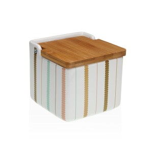 Salzstreuer mit Deckel Versa Flint aus Keramik 12,2 x 11,5 x 12,2 cm