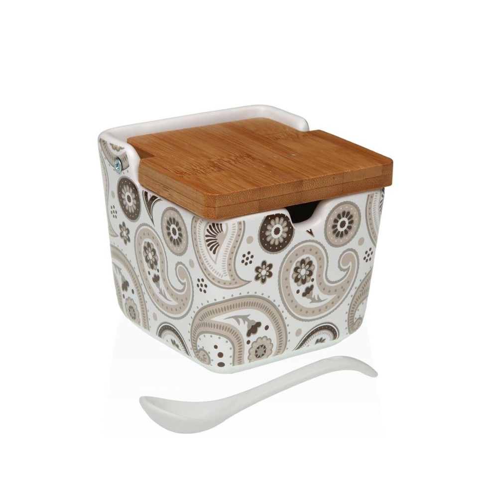 Zuckerdose Versa Glob aus Keramik 8,8 x 8,5 x 8,8 cm