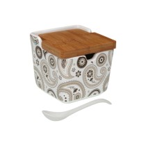 Zuckerdose Versa Glob aus Keramik 8,8 x 8,5 x 8,8 cm