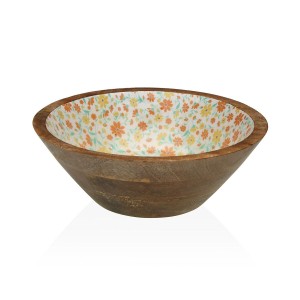 Salatschüssel Versa Clivia Bambus Mango-Holz 30 x 10 x 30 cm