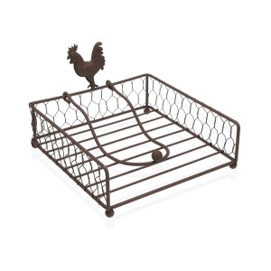 Serviettenring Versa Metall Stahl 18,5 X 12 X 18,5 CM