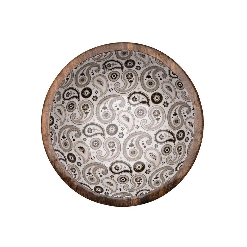 Salatschüssel Versa Glob Mango-Holz 24 x 7 x 24 cm