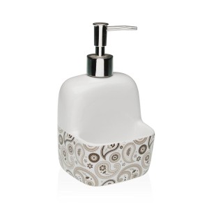Distributeur de Savon Versa Glob Céramique 9,4 x 17,8 x 10,5 cm