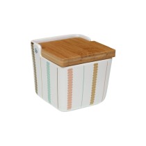 Salière avec couvercle Versa Flint Céramique 8,8 x 8,5 x 8,8 cm