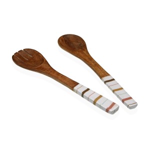 Küchenutensilien Set Versa Flint Mango-Holz 6 x 1 x 30 cm