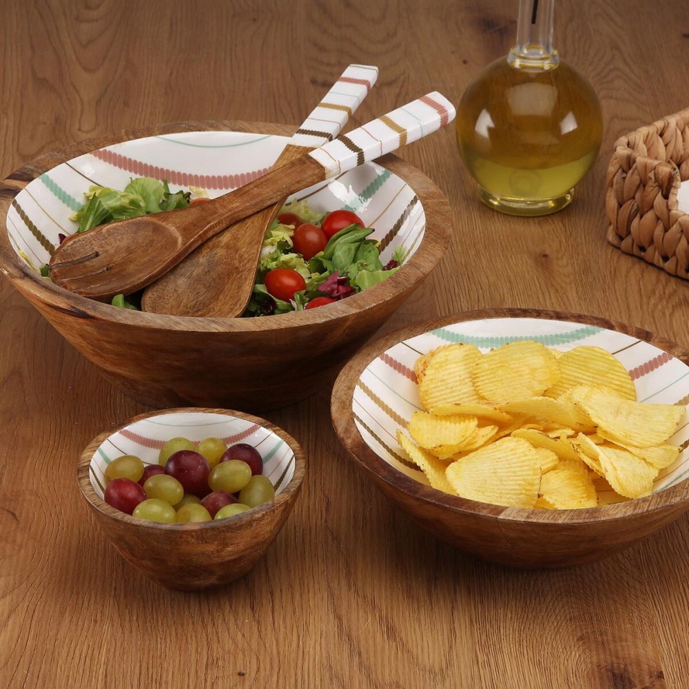 Küchenutensilien Set Versa Flint Mango-Holz 6 x 1 x 30 cm