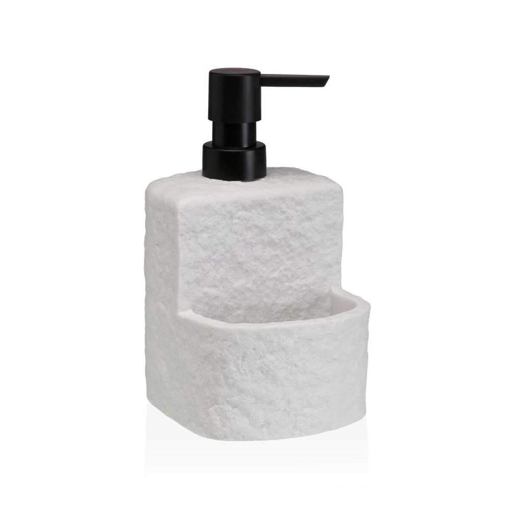 Distributeur de Savon Versa Viti Blanc Résine Céramique 10,2 X 17,5 X 11,5 CM
