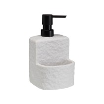 Soap Dispenser Versa Viti White Resin Ceramic 10,2 X 17,5 X 11,5 CM