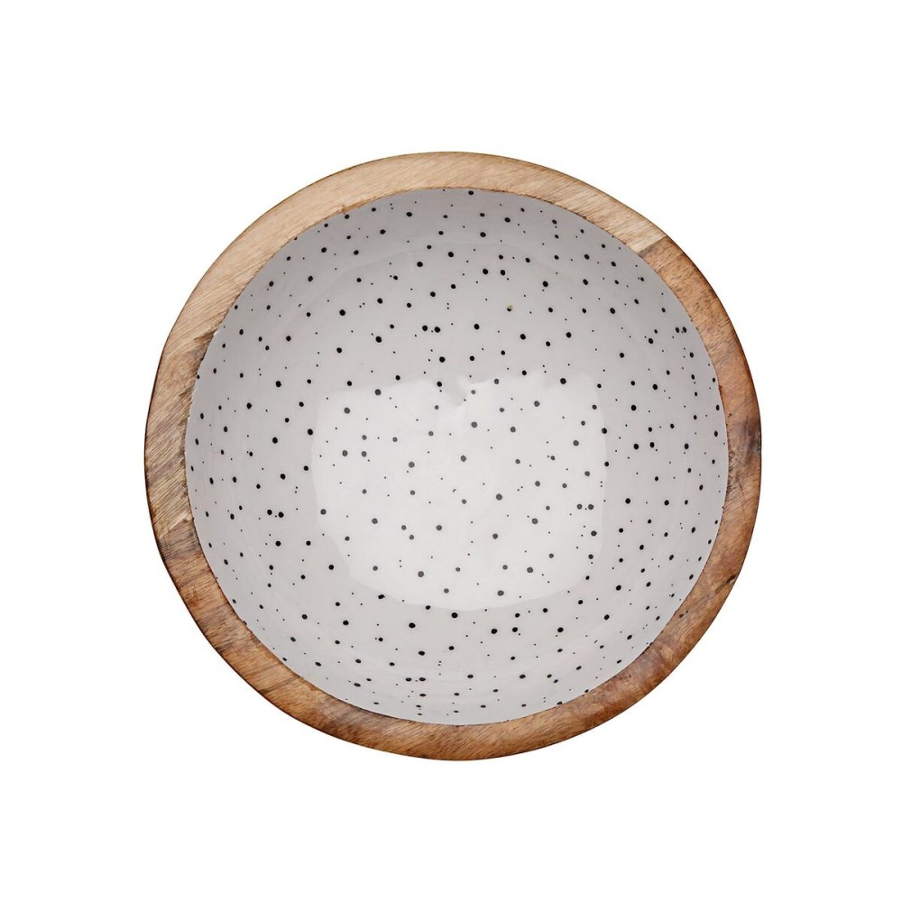 Salatschüssel Versa Speckle Mango-Holz 24 x 7 x 24 cm