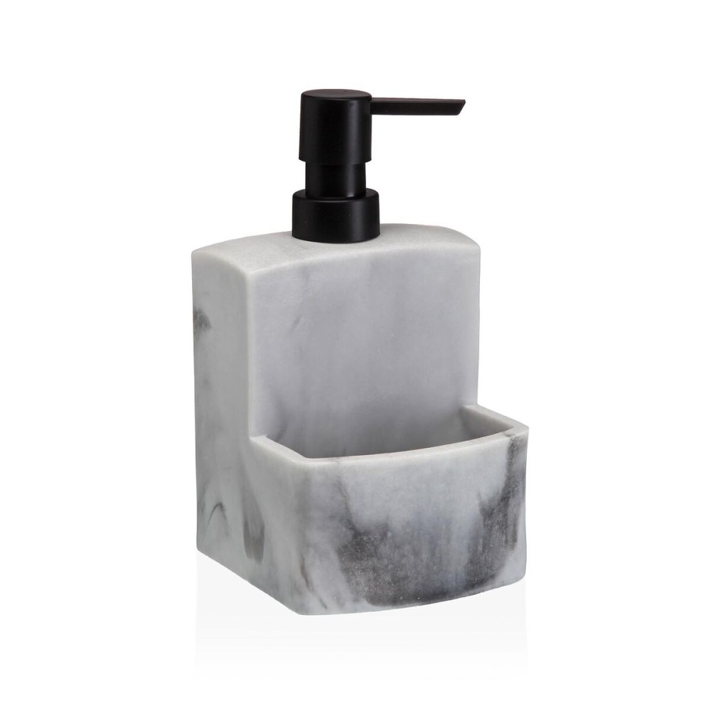 Distributeur de Savon Versa Blanc Résine Céramique 10,3 X 18,5 X 10,3 CM