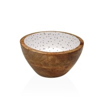Schale Versa Speckle Mango-Holz 13 x 7 x 13 cm
