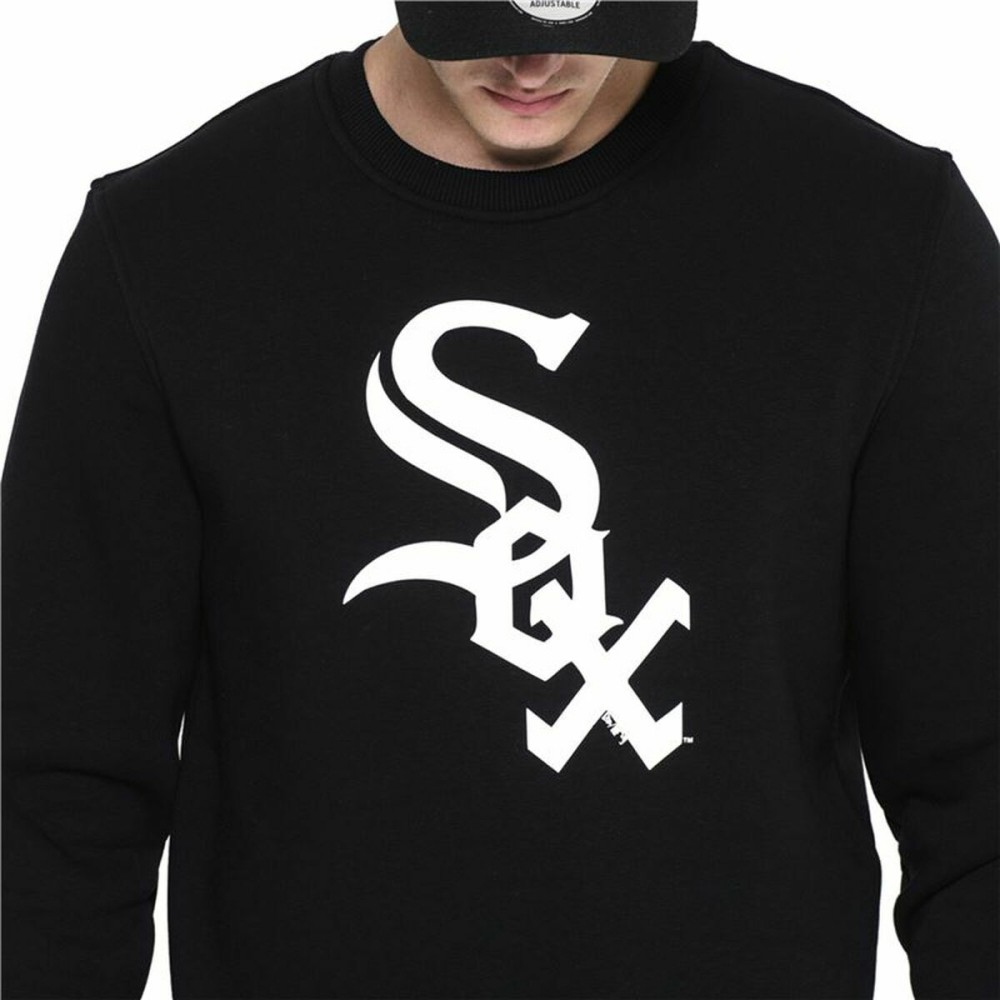 Sweat à capuche homme New Era MLB Chicago White Sox Noir