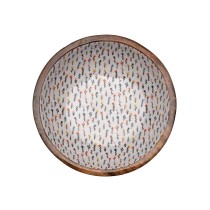 Salatschüssel Versa Blume Mango-Holz 24 x 7 x 24 cm