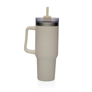 Thermobecher mit Deckel Versa Beige