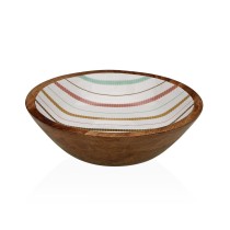 Salatschüssel Versa Flint Mango-Holz 24 x 7 x 24 cm