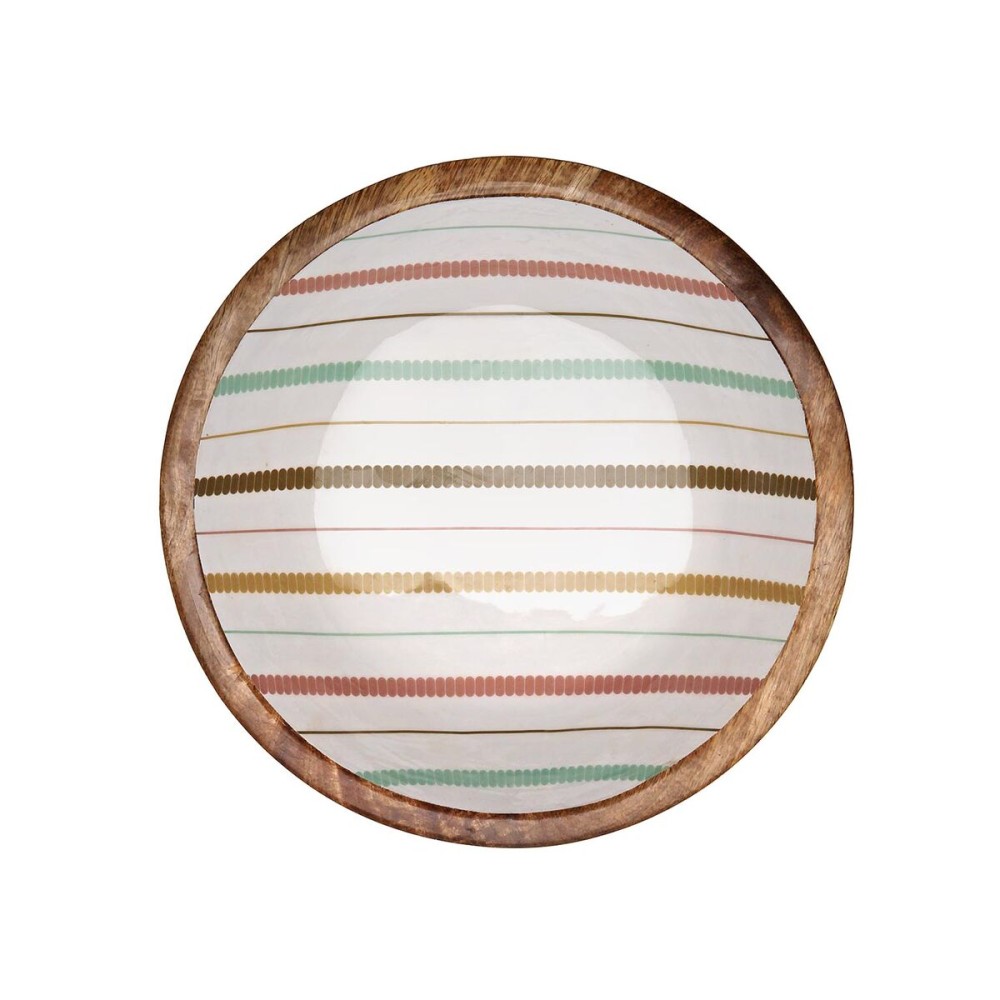 Salatschüssel Versa Flint Mango-Holz 24 x 7 x 24 cm