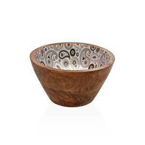 Schale Versa Glob Mango-Holz 13 x 7 x 13 cm