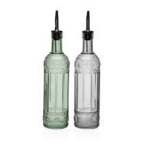 Ensemble salière et poivrier Versa Métal verre 500 ml 7,5 X 33,5 X 15,5 CM