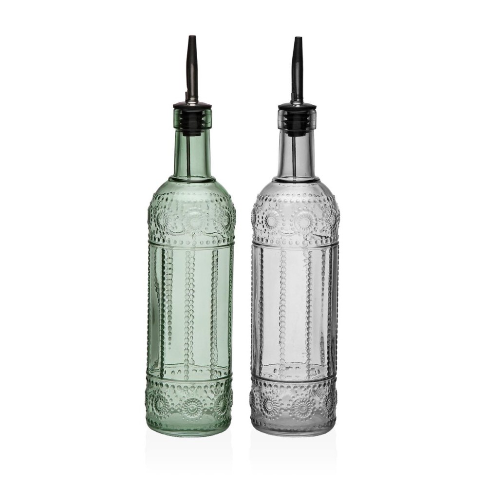 Ensemble salière et poivrier Versa Métal verre 500 ml 7,5 X 33,5 X 15,5 CM