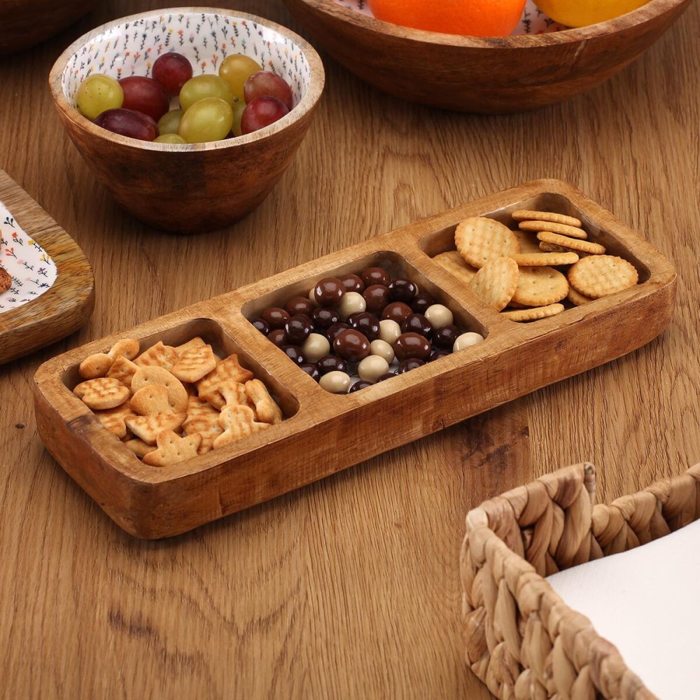 Snack tray Versa Blume 30 X 3,5 X 10 CM