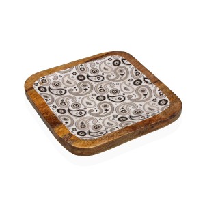 Tablett für Snacks Versa Glob 20 x 1,5 x 20 cm