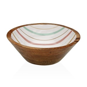 Salatschüssel Versa Flint Mango-Holz 30 x 10 x 30 cm