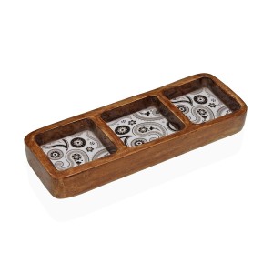 Tablett für Snacks Versa Glob 30 X 3,5 X 10 CM