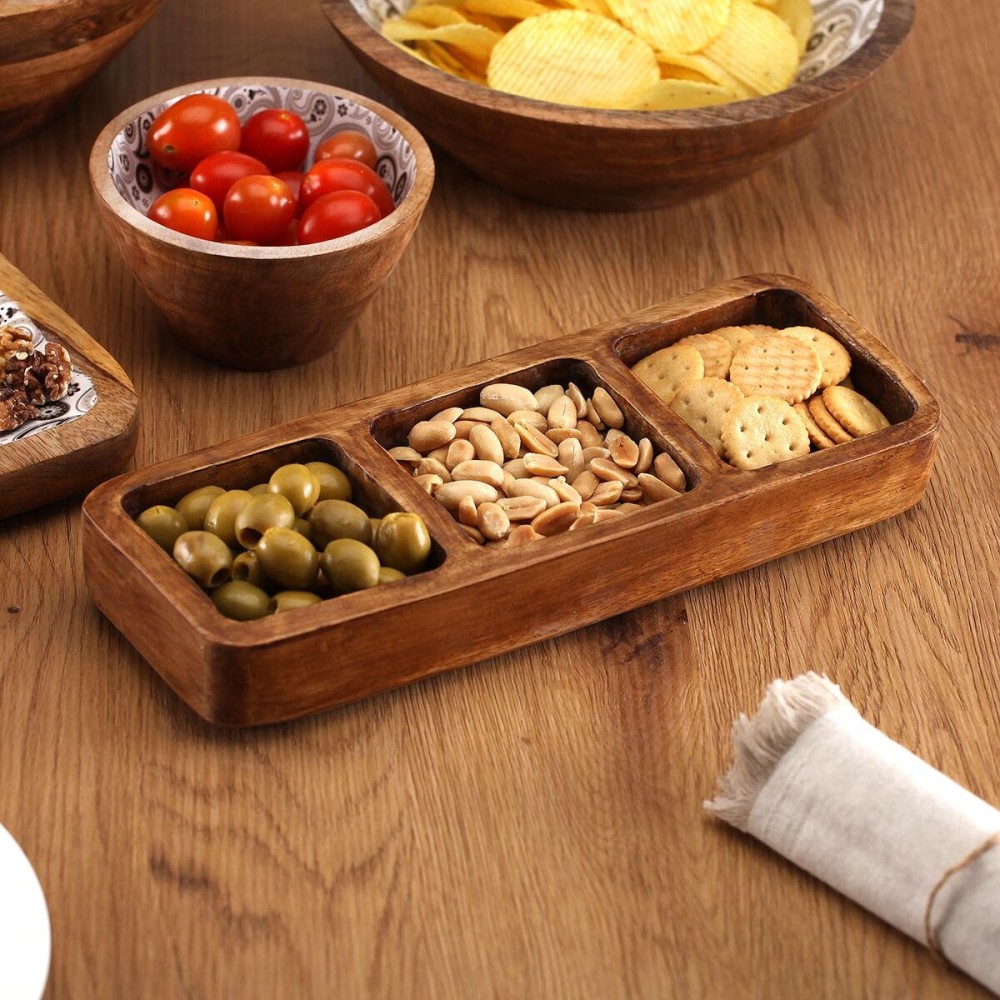 Tablett für Snacks Versa Glob 30 X 3,5 X 10 CM