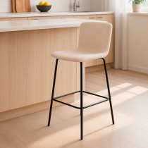Stool Versa Beige Metal 44,5 X 93,5 X 51 CM