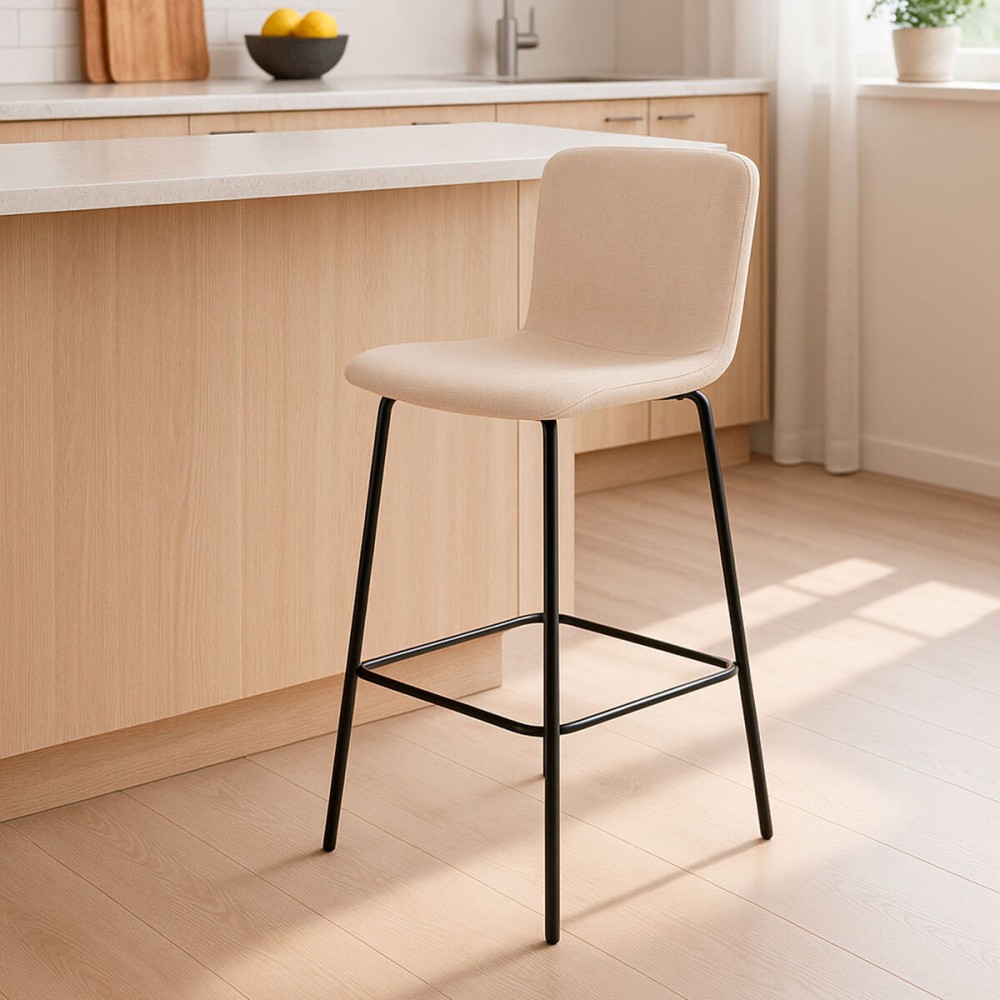 Stool Versa Beige Metal 44,5 X 93,5 X 51 CM