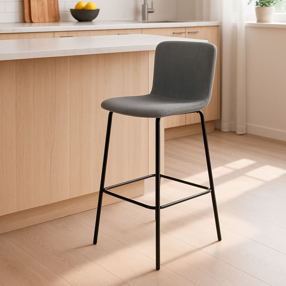Hocker Versa Schwarz Metall 44,5 X 93,5 X 51 CM