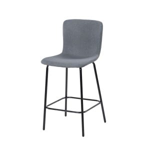 Hocker Versa Grau Metall 44,5 X 93,5 X 51 CM