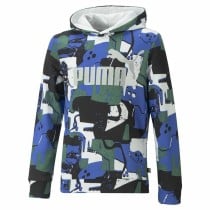 Kinder-Sweatshirt Puma Essentials+ Street Art Aop Blau