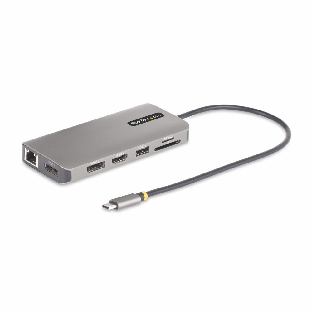 Hub USB Startech 154B-USBC-MULTIPORT Grau 100 W