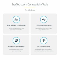 Hub USB Startech 154B-USBC-MULTIPORT Grau 100 W