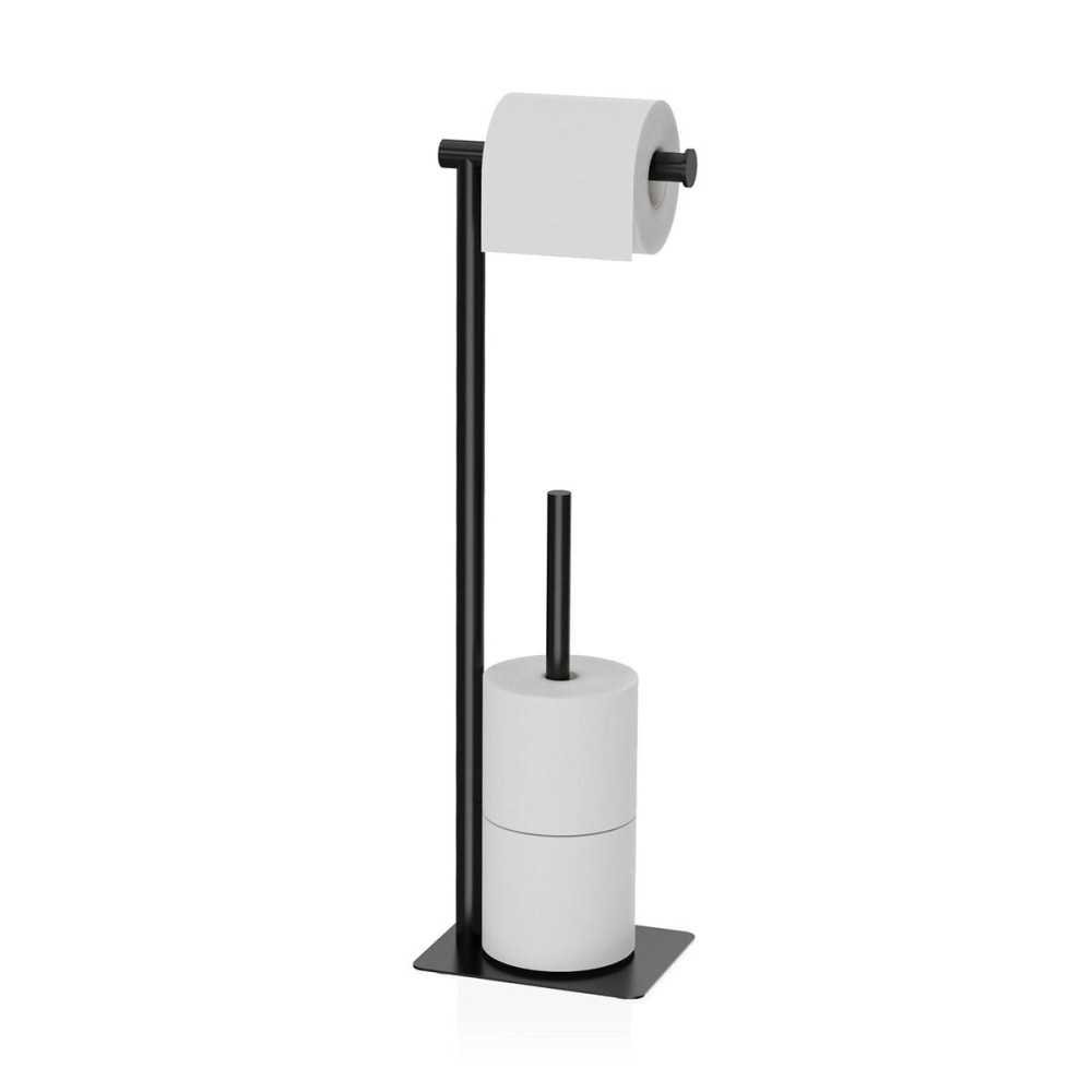 Toilettenpapierrollenhalterung Versa Schwarz 13 X 53 X 16,5 CM