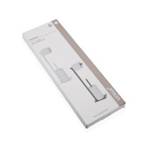 Toilettenpapierrollenhalterung Versa Schwarz 13 X 53 X 16,5 CM