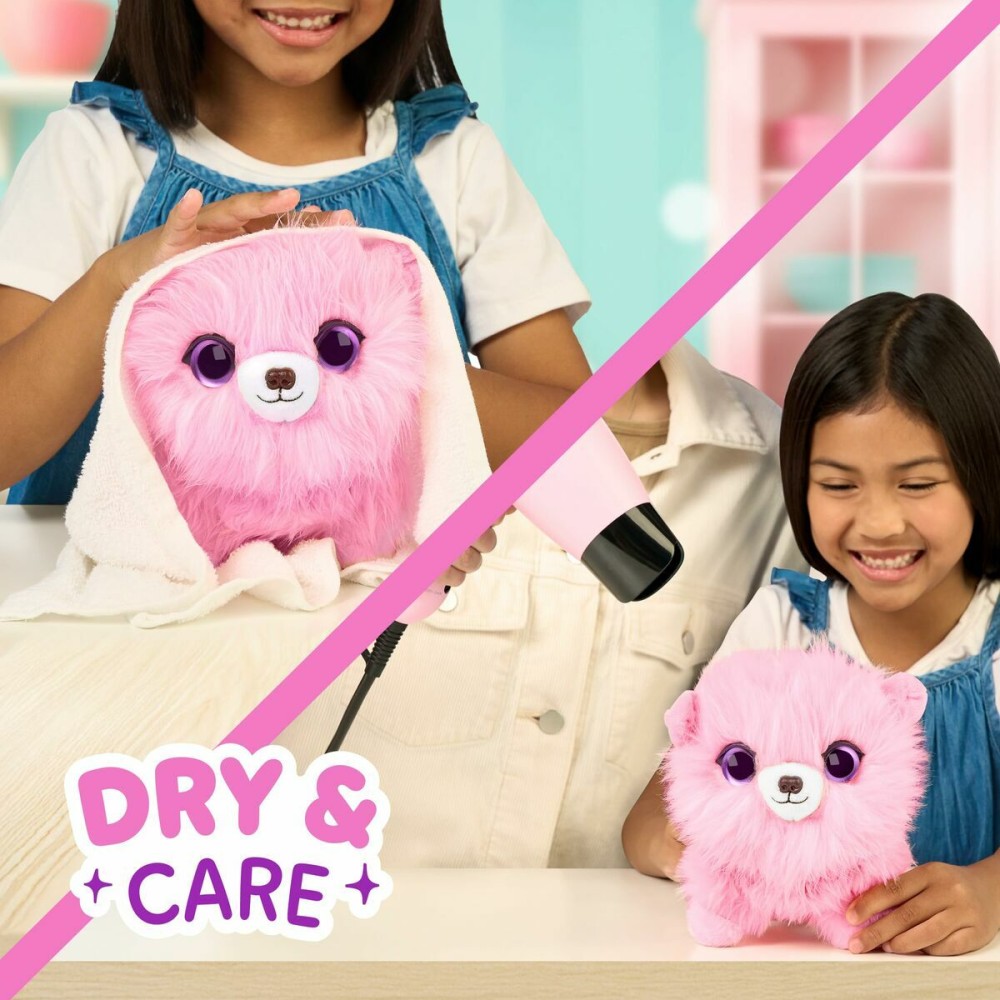 Fluffy toy Moose Pink