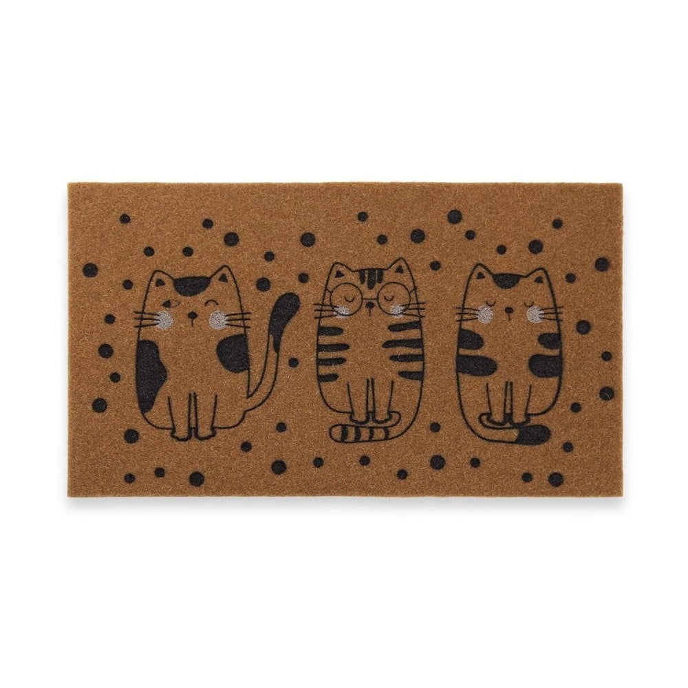 Paillasson Versa Fibres de coco 40 x 2 x 70 cm Chat