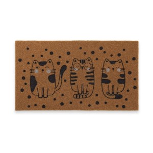Doormat Versa Coconut Fibre 40 x 2 x 70 cm Cat