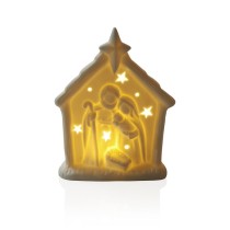Décorations de Noël Versa Blanc Naissance/Crèche 4,8 X 14,3 X 11 CM Figurine Décorative