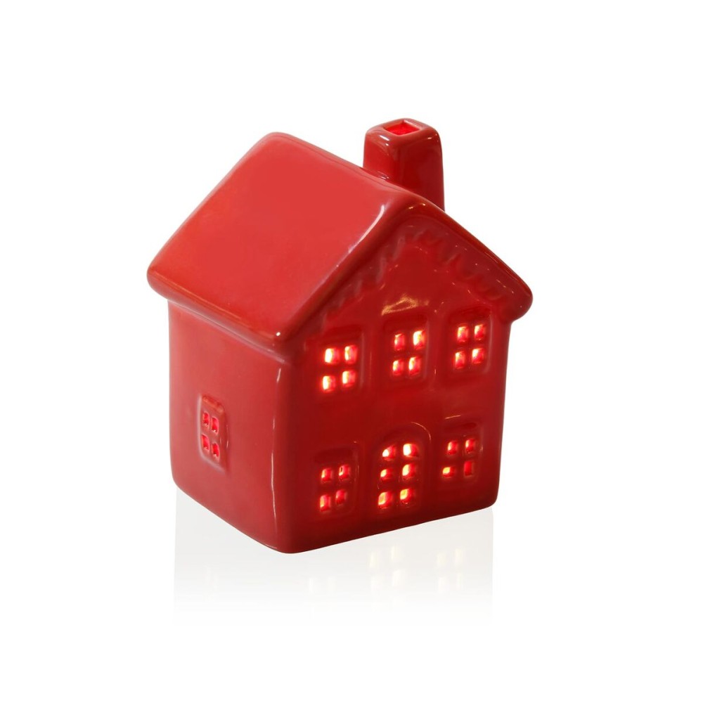 Figurine Décorative Versa Rouge Maison 5,8 X 8 X 6,7 CM Figurine Décorative